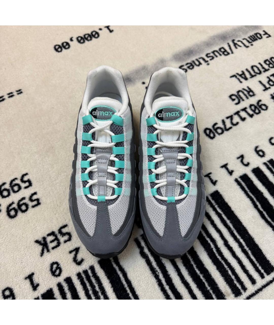 NIKE Серые замшевые низкие кроссовки / кеды, фото 2
