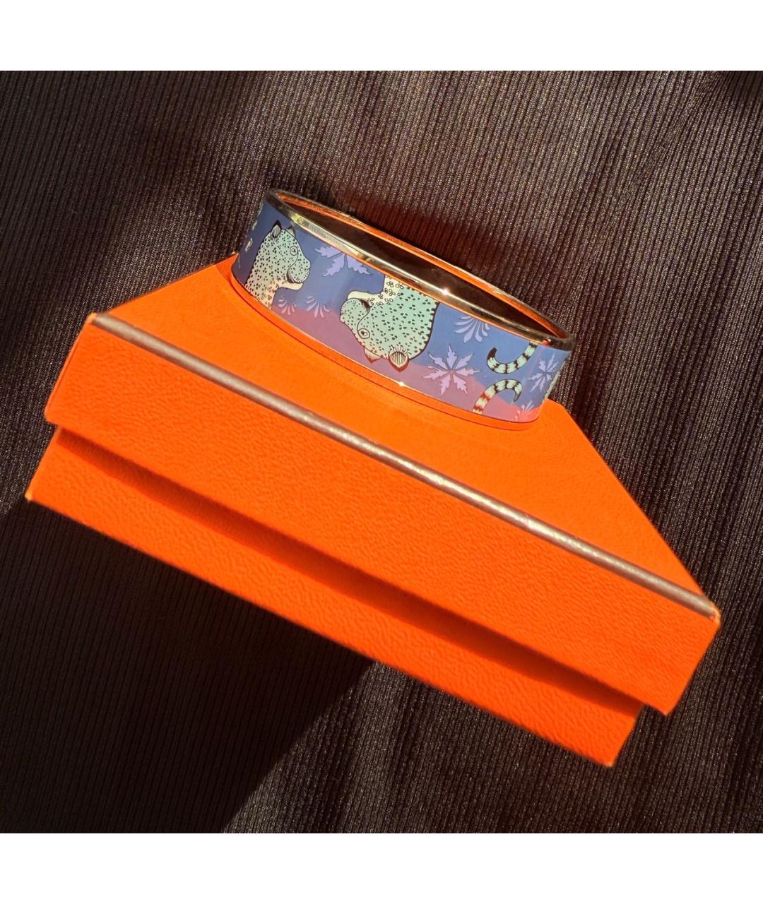 HERMES Синий металлический браслет, фото 3