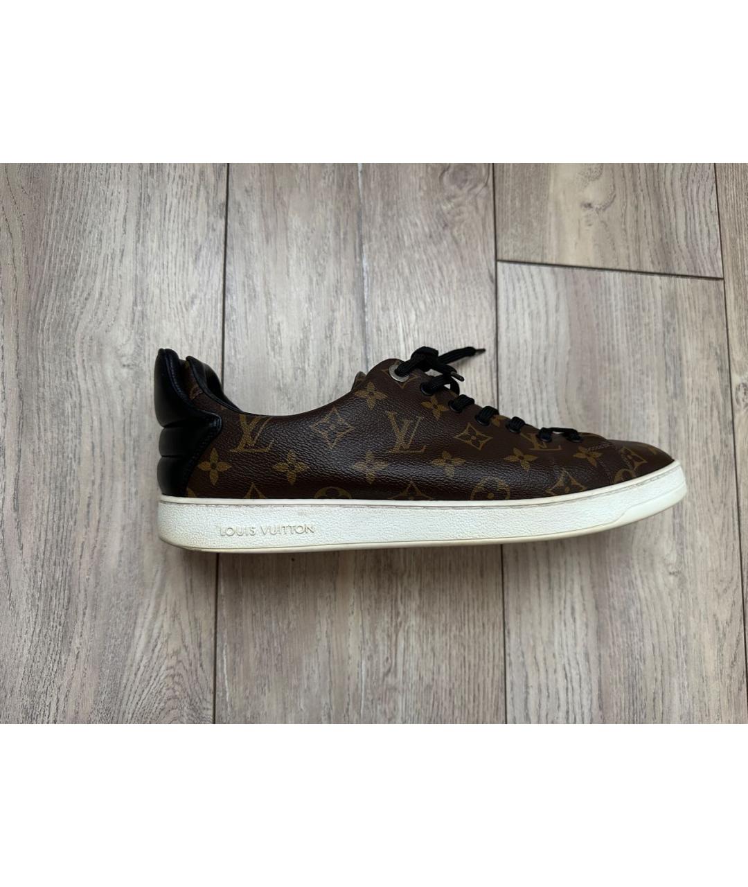 LOUIS VUITTON Коричневые низкие кроссовки / кеды, фото 9