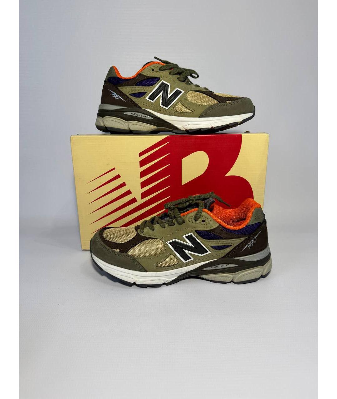 NEW BALANCE Хаки низкие кроссовки / кеды, фото 5