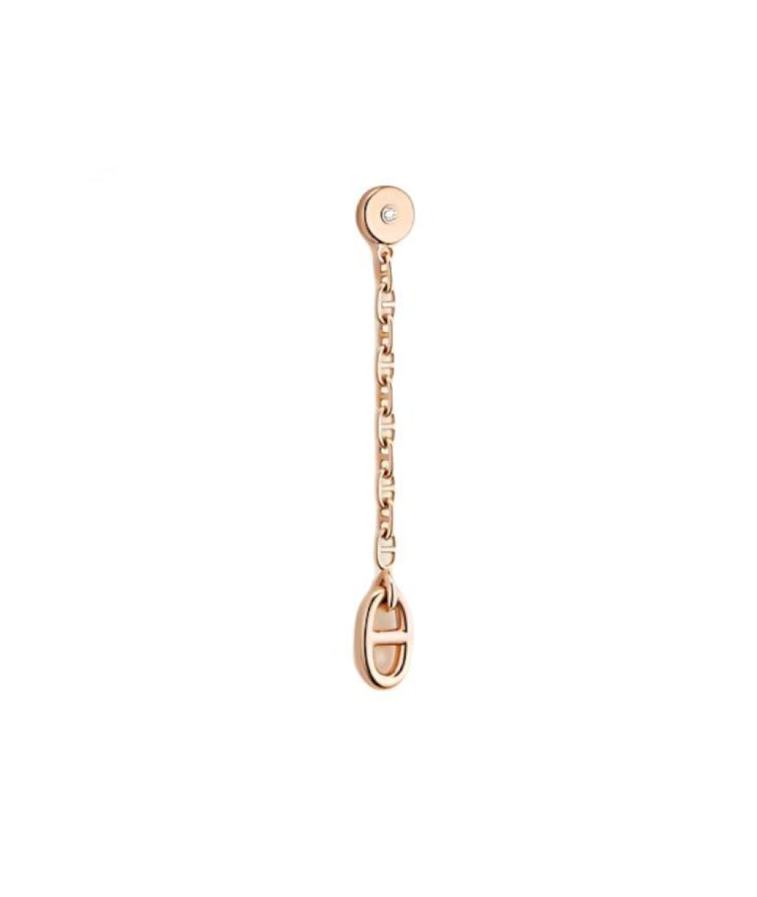 HERMES Серьги из розового золота, фото 2