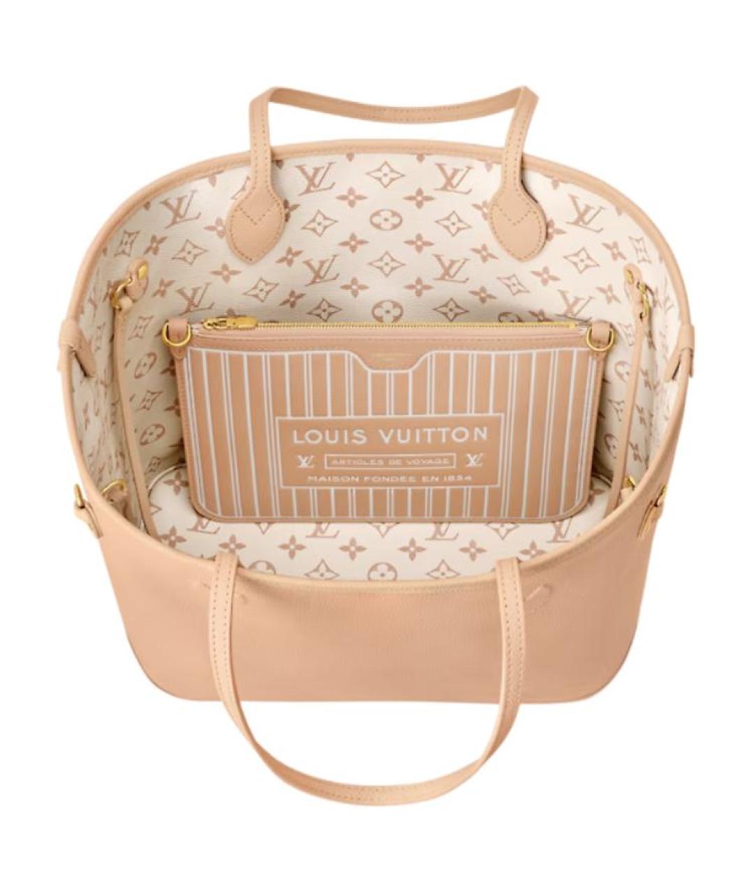 LOUIS VUITTON Бежевая сумка через плечо, фото 6