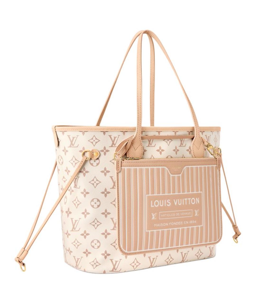 LOUIS VUITTON Бежевая сумка через плечо, фото 3