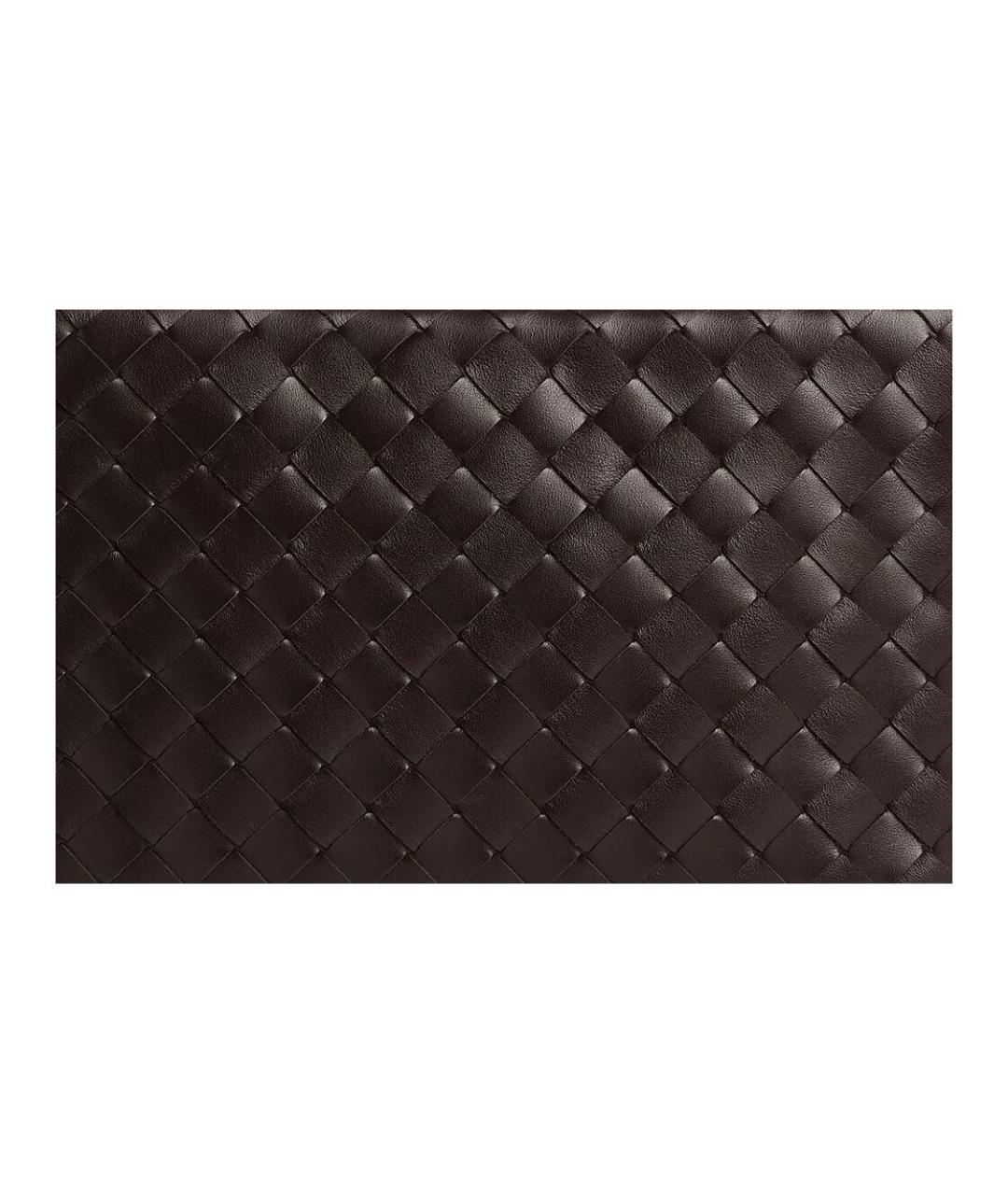 BOTTEGA VENETA Коричневая кожаная папка для документов, фото 4
