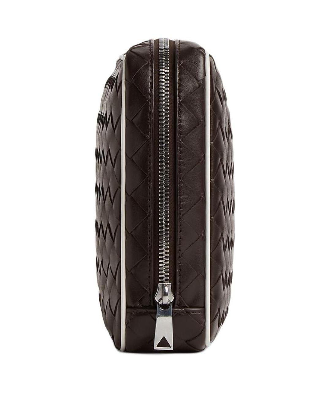 BOTTEGA VENETA Коричневая кожаная папка для документов, фото 2