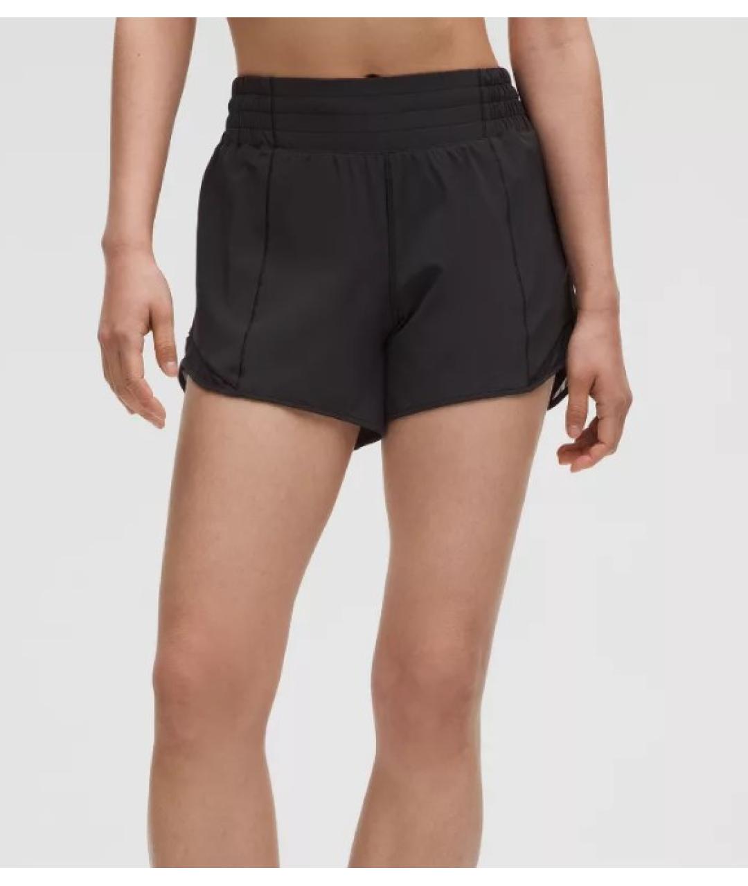 Lululemon Черные полиэстеровые спортивные брюки и шорты, фото 2