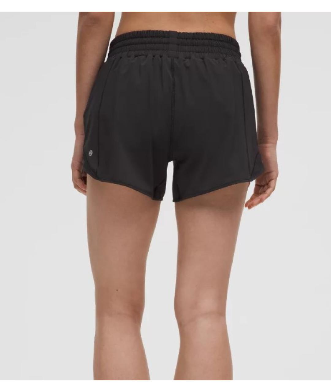 Lululemon Черные полиэстеровые спортивные брюки и шорты, фото 4