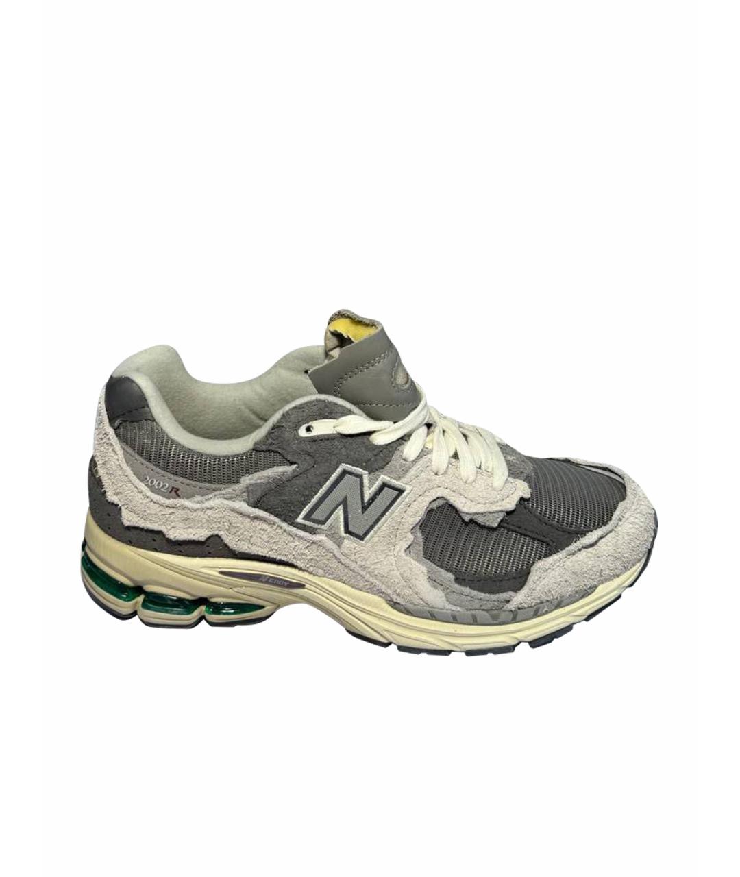 NEW BALANCE Серые низкие кроссовки / кеды, фото 1