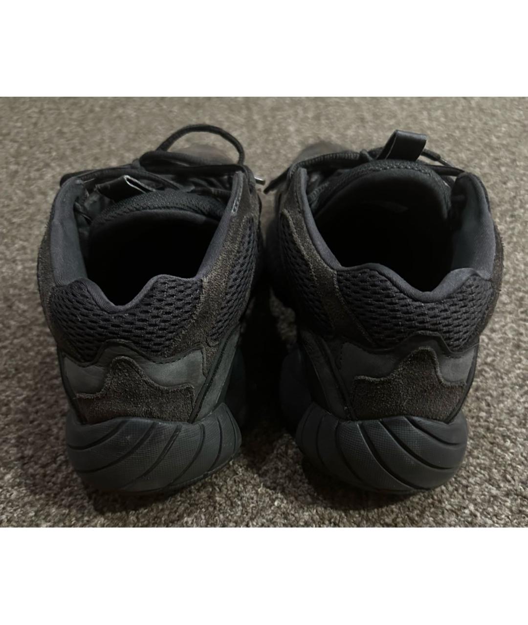 ADIDAS YEEZY Серые замшевые низкие кроссовки / кеды, фото 4