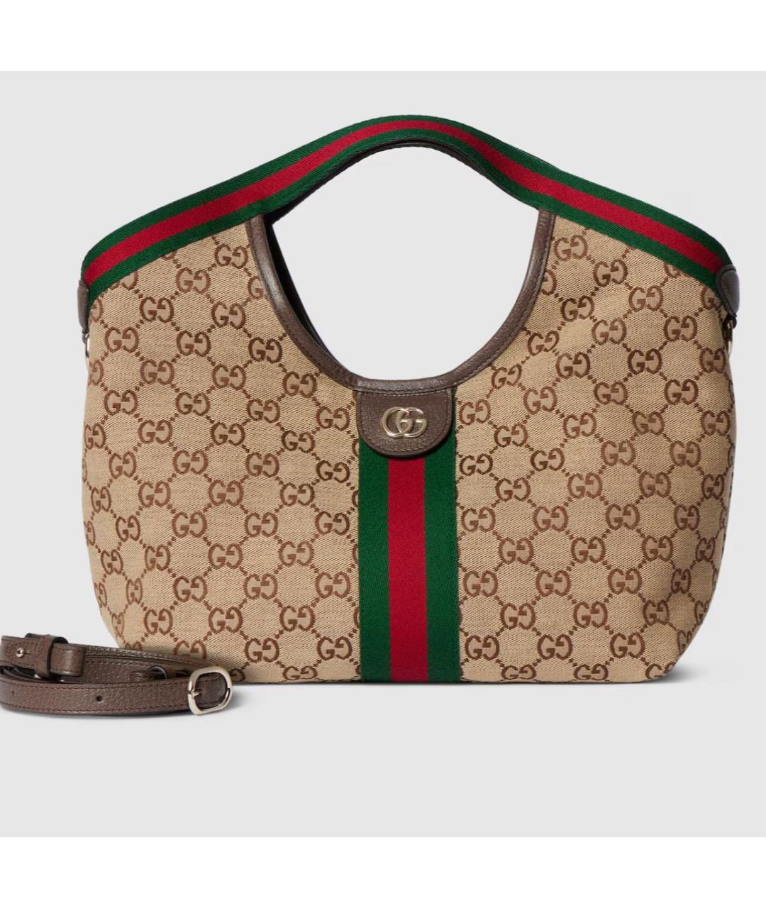 GUCCI Бежевая сумка тоут, фото 6