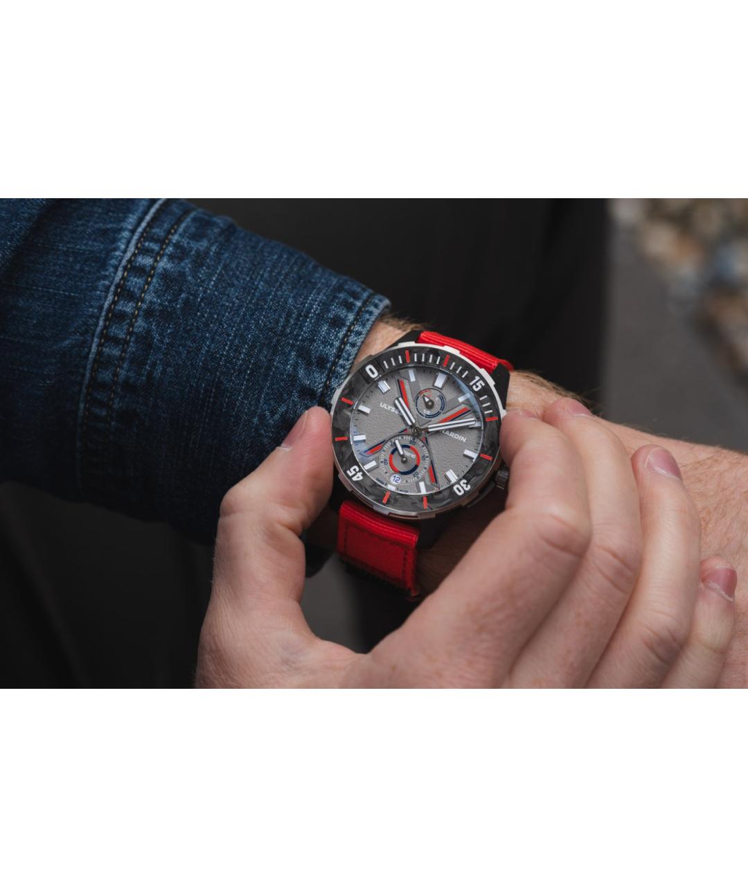 Ulysse Nardin Серые часы, фото 6