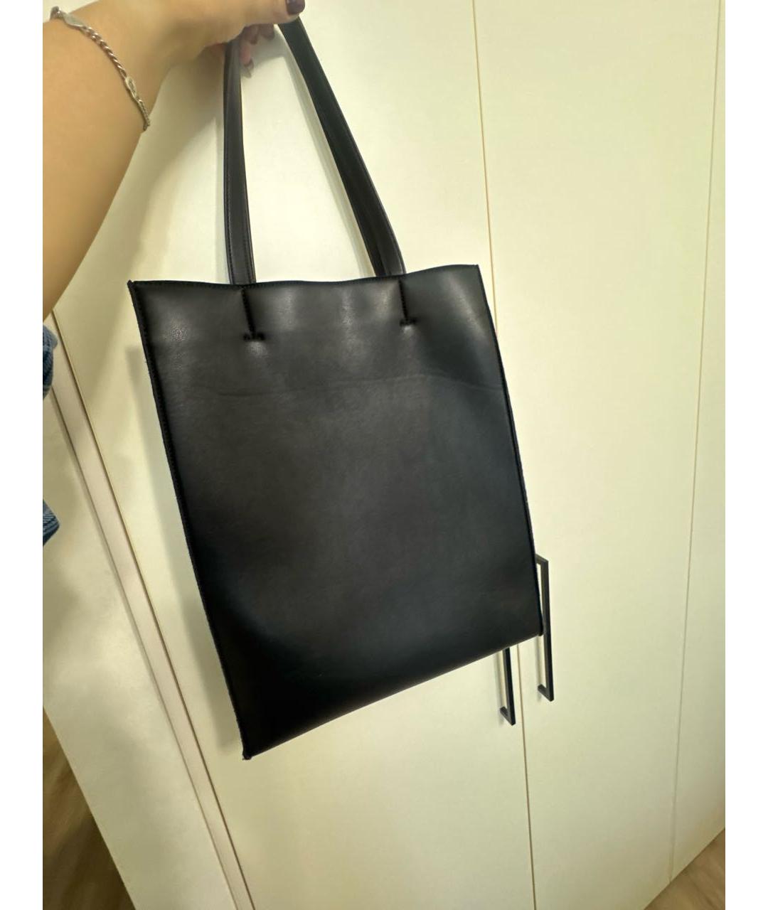 DIESEL Черная сумка тоут из искусственной кожи, фото 3
