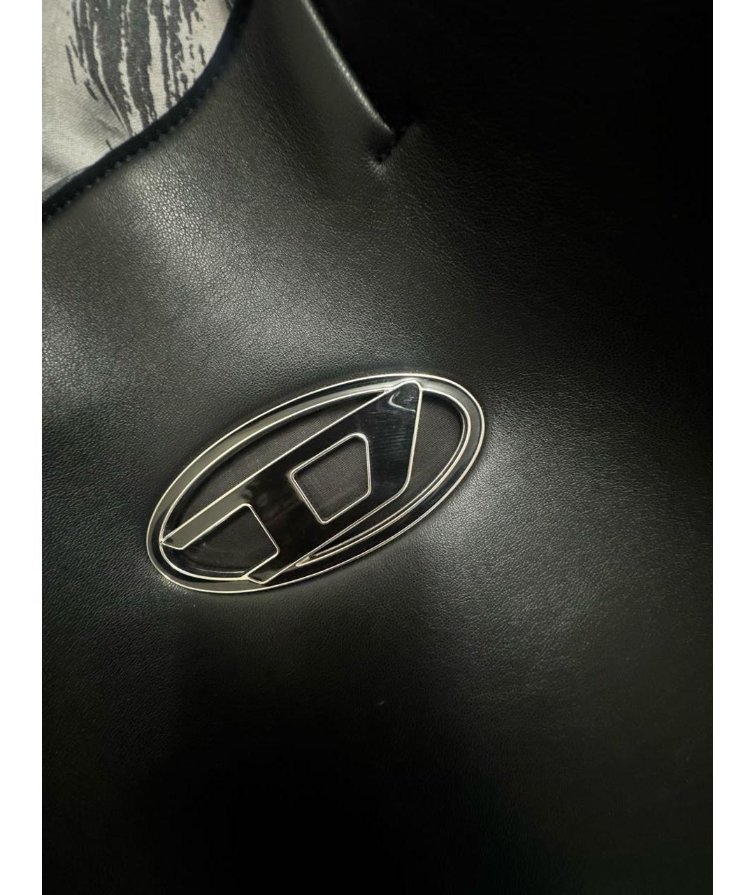 DIESEL Черная сумка тоут из искусственной кожи, фото 5