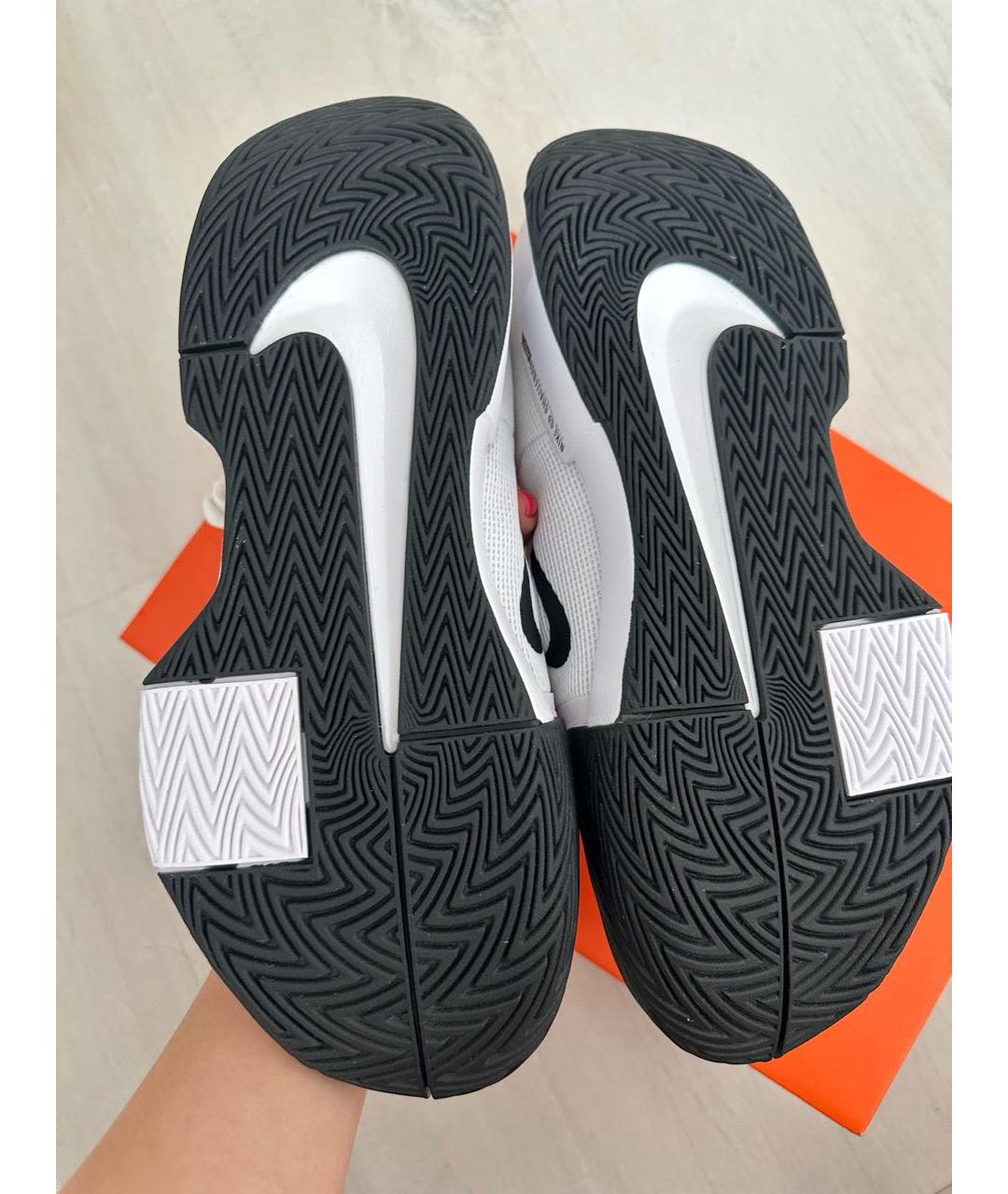NIKE Белые текстильные кроссовки, фото 5