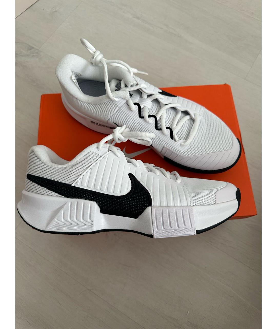 NIKE Белые текстильные кроссовки, фото 9