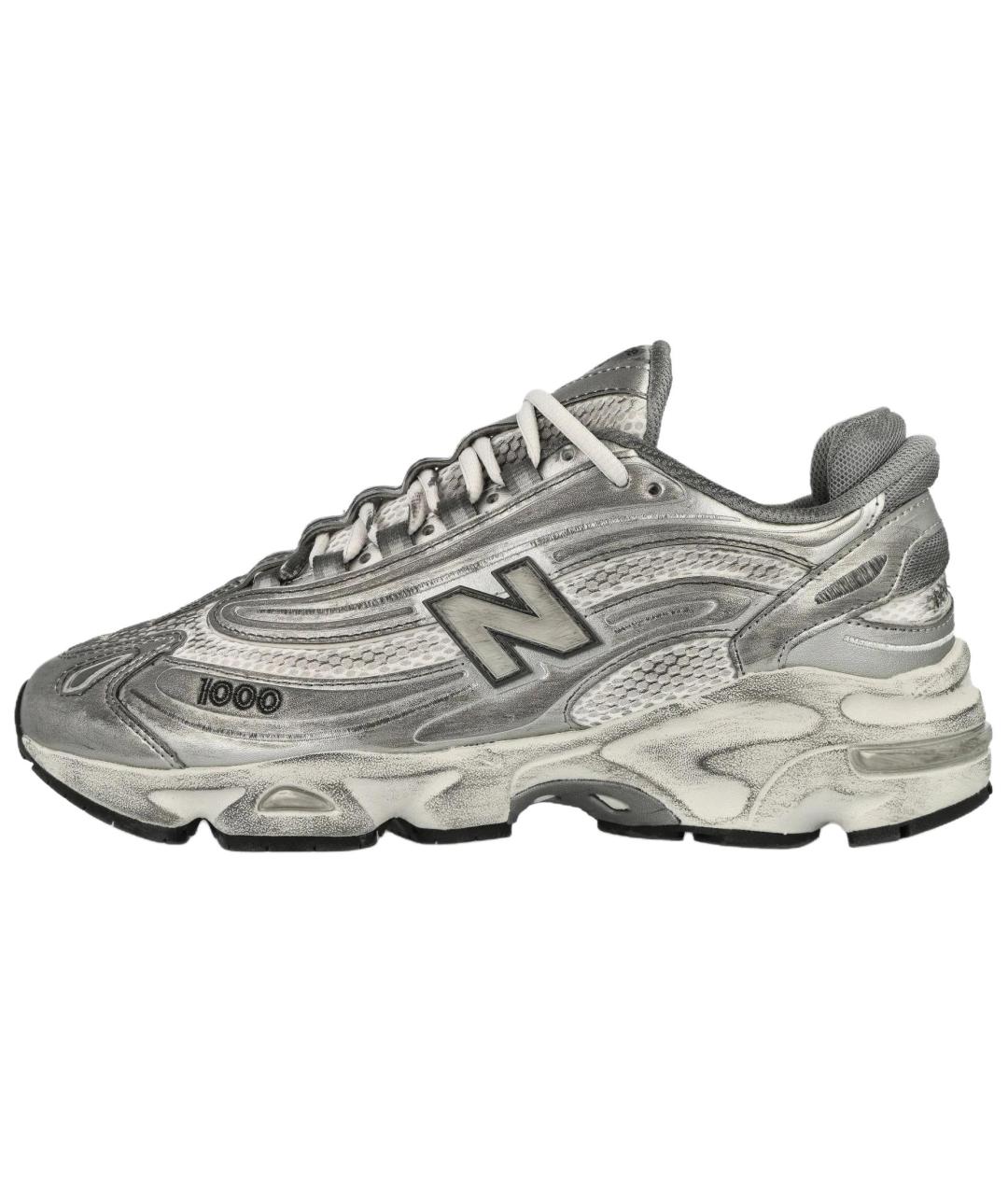 NEW BALANCE Серебряные низкие кроссовки / кеды, фото 2
