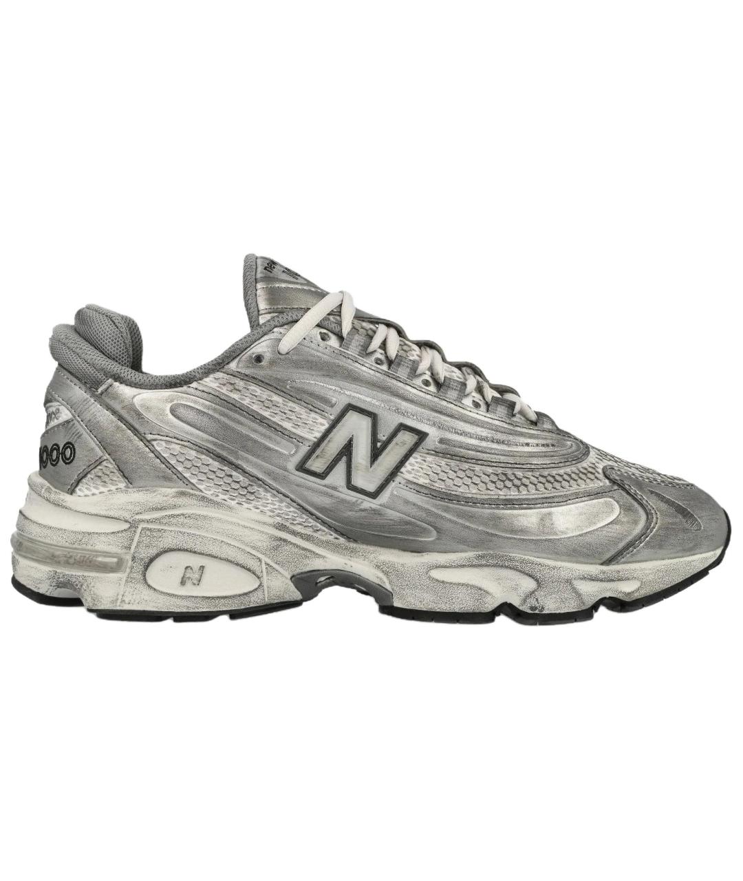 NEW BALANCE Серебряные низкие кроссовки / кеды, фото 3
