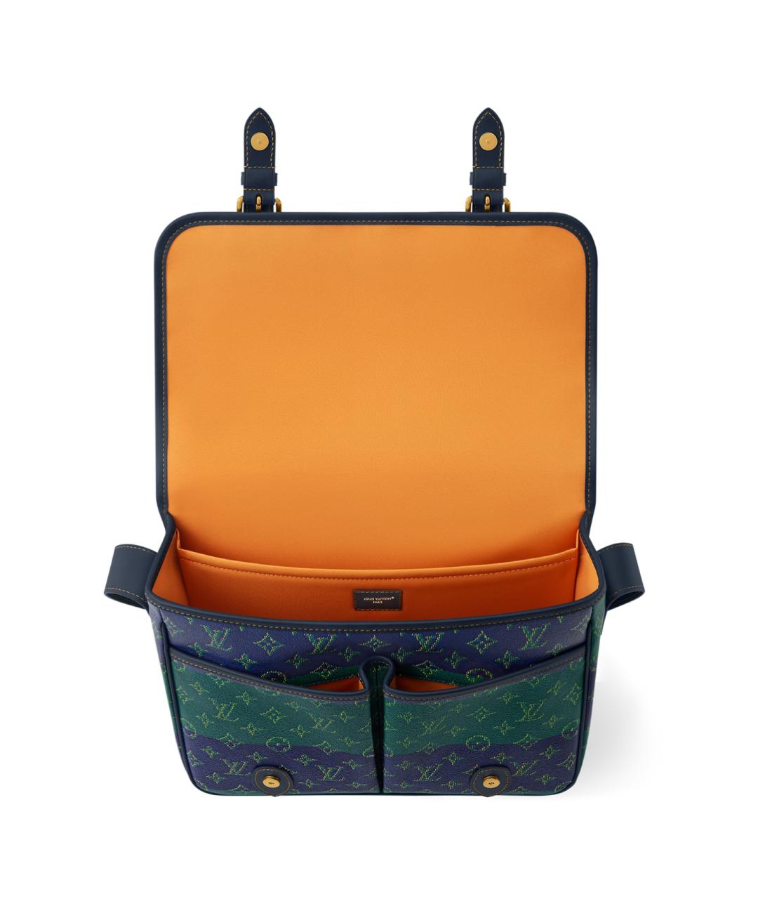 LOUIS VUITTON Синяя сумка на плечо, фото 4