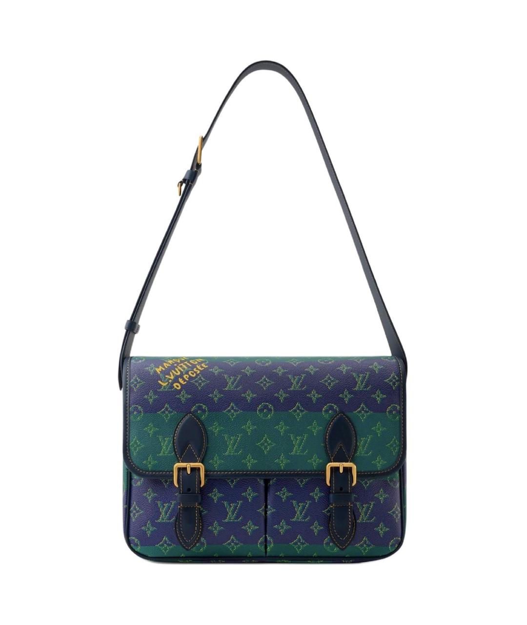 LOUIS VUITTON Синяя сумка на плечо, фото 1