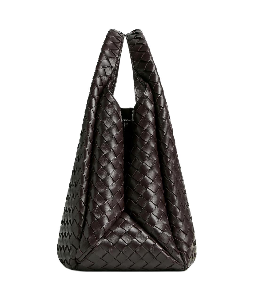 BOTTEGA VENETA Коричневая кожаная сумка через плечо, фото 2