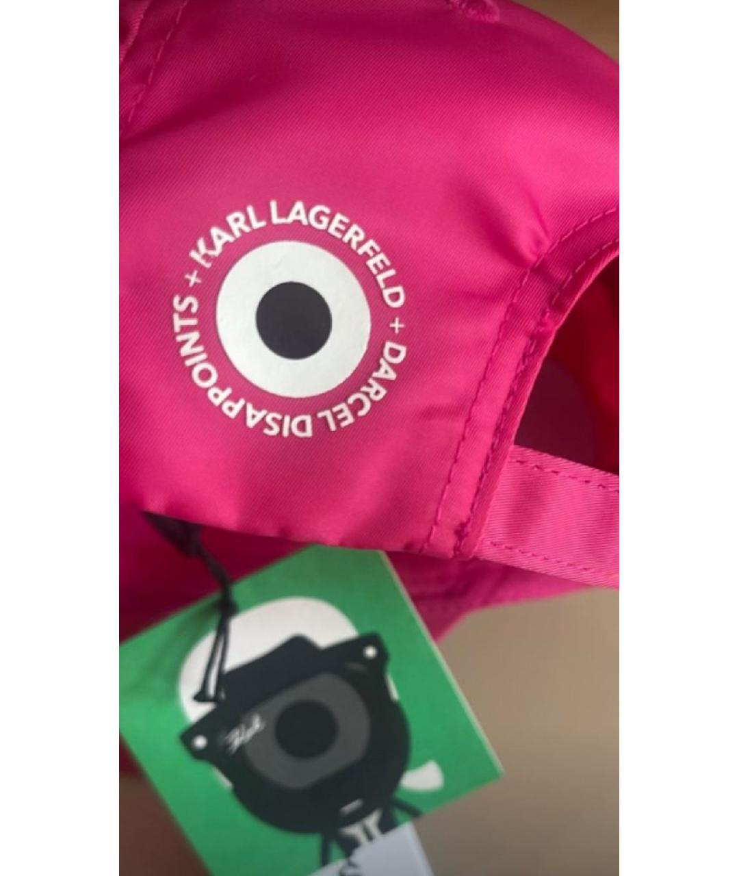 KARL LAGERFELD Розовая кепка, фото 6