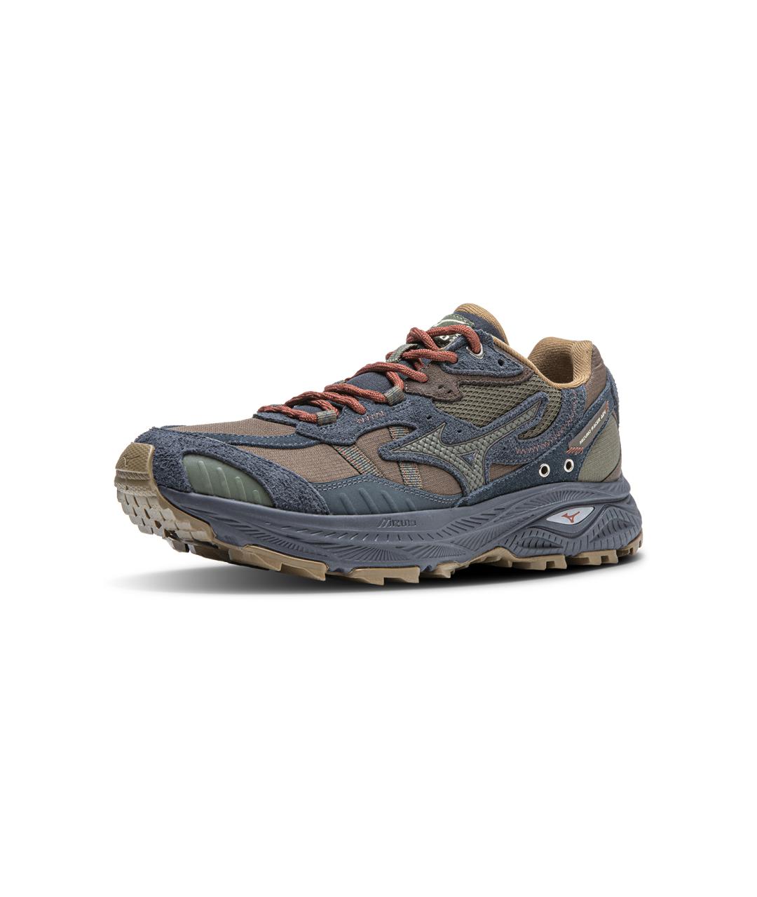 MIZUNO Серые текстильные кроссовки, фото 2