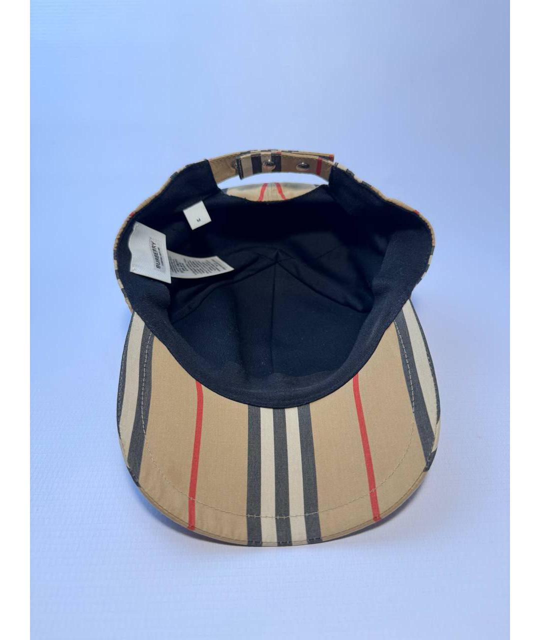 BURBERRY Бежевая хлопковая кепка/бейсболка, фото 3