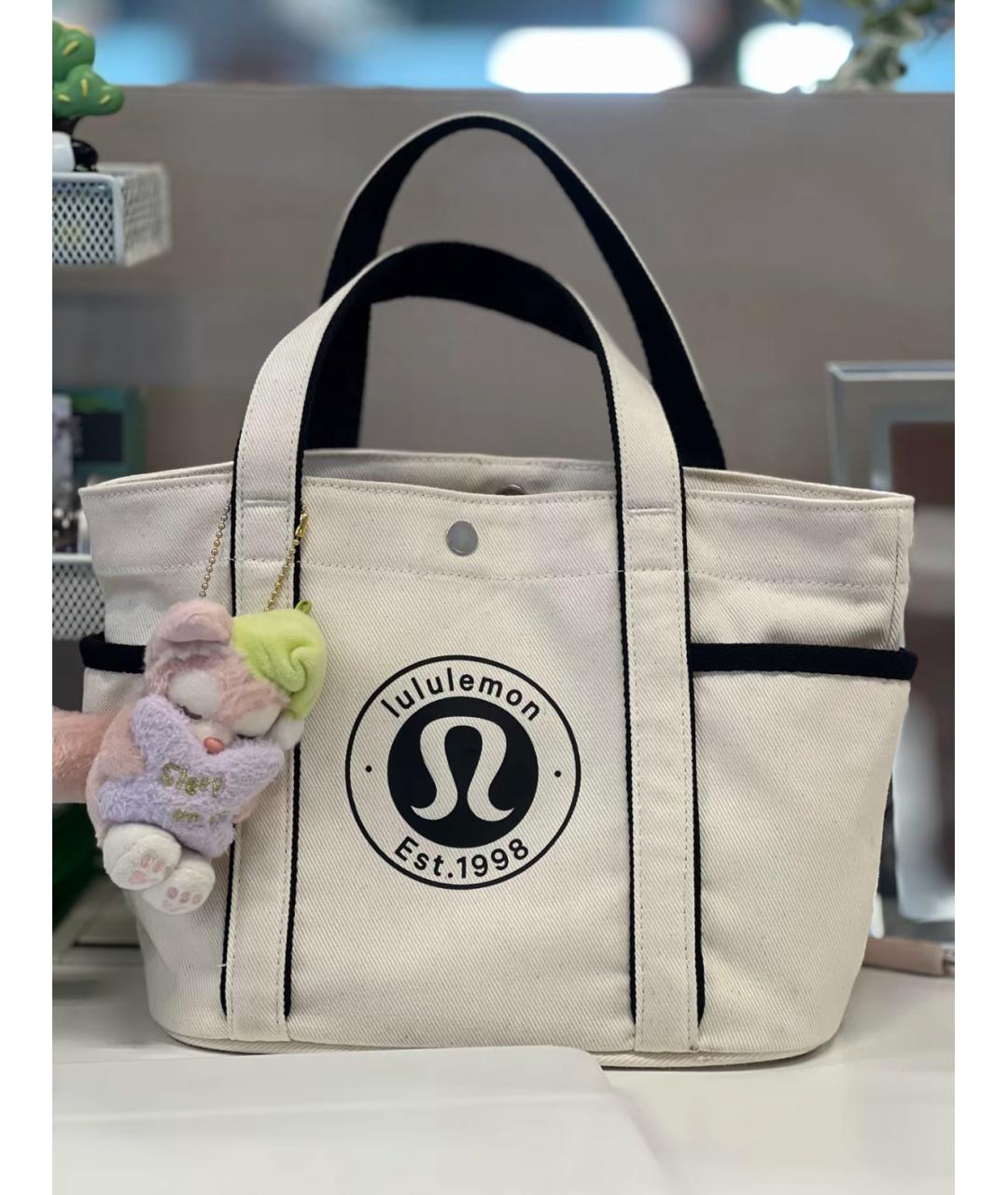 Lululemon Бежевая сумка тоут, фото 5