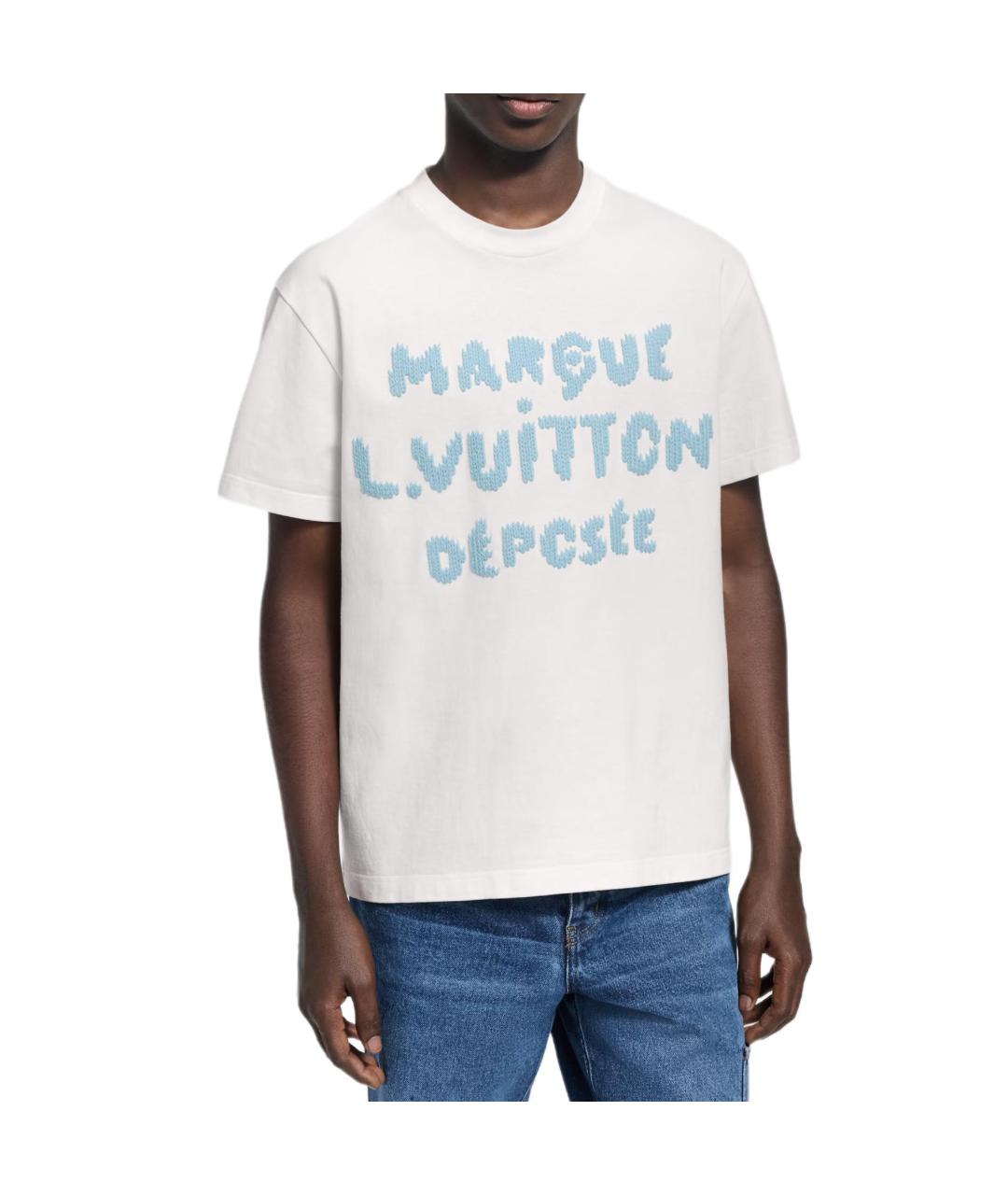 LOUIS VUITTON Белая футболка, фото 2