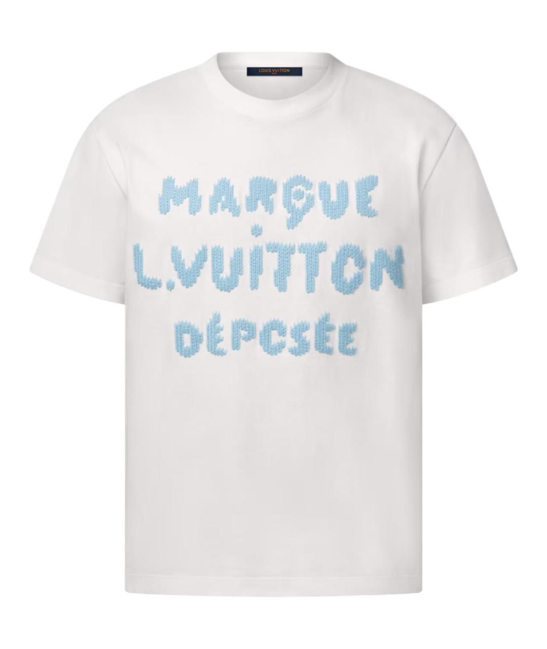 LOUIS VUITTON Белая футболка, фото 1