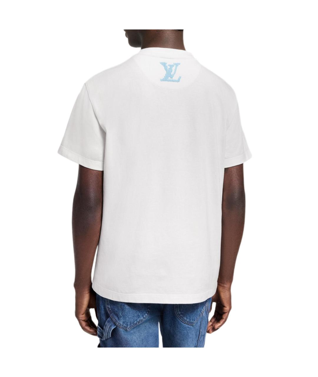 LOUIS VUITTON Белая футболка, фото 4