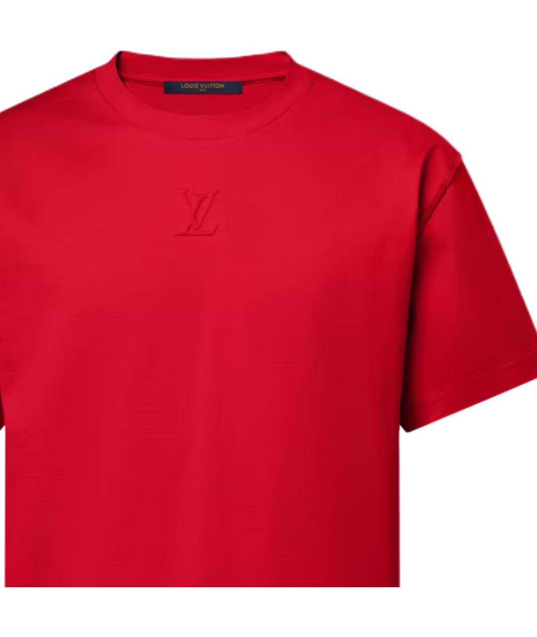 LOUIS VUITTON Красная футболка, фото 4