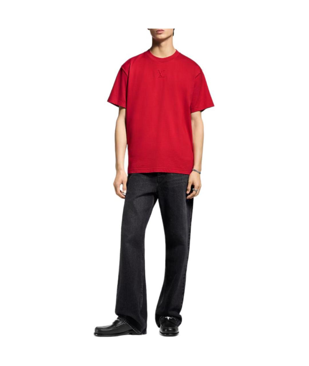 LOUIS VUITTON Красная футболка, фото 2