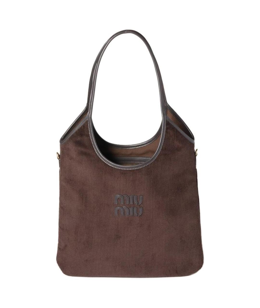 MIU MIU Коричневая сумка через плечо, фото 1