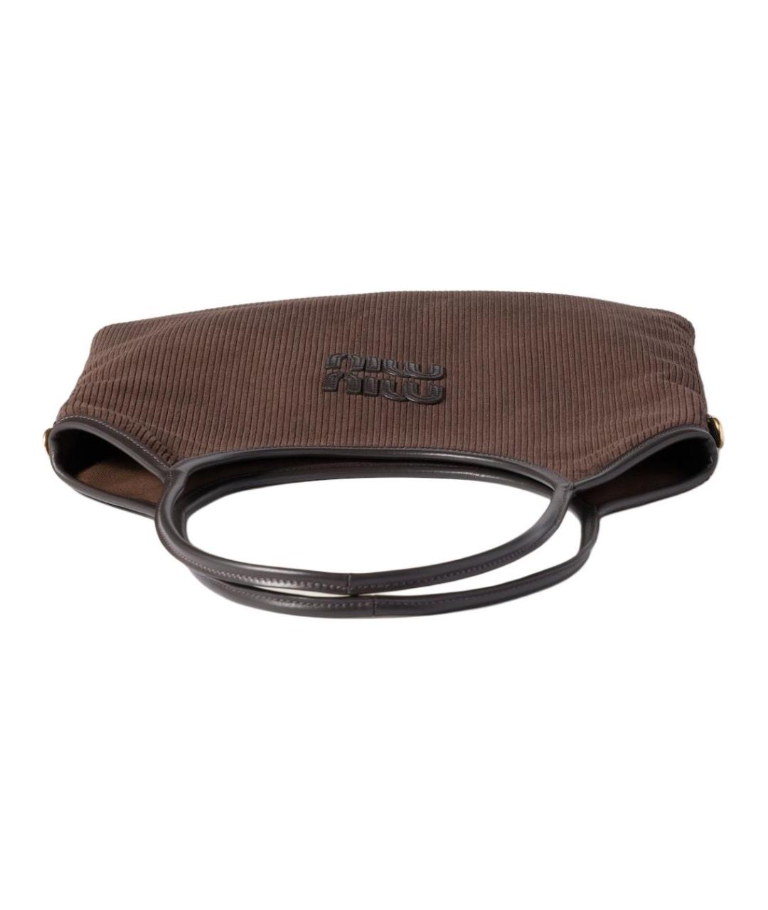 MIU MIU Коричневая сумка через плечо, фото 4