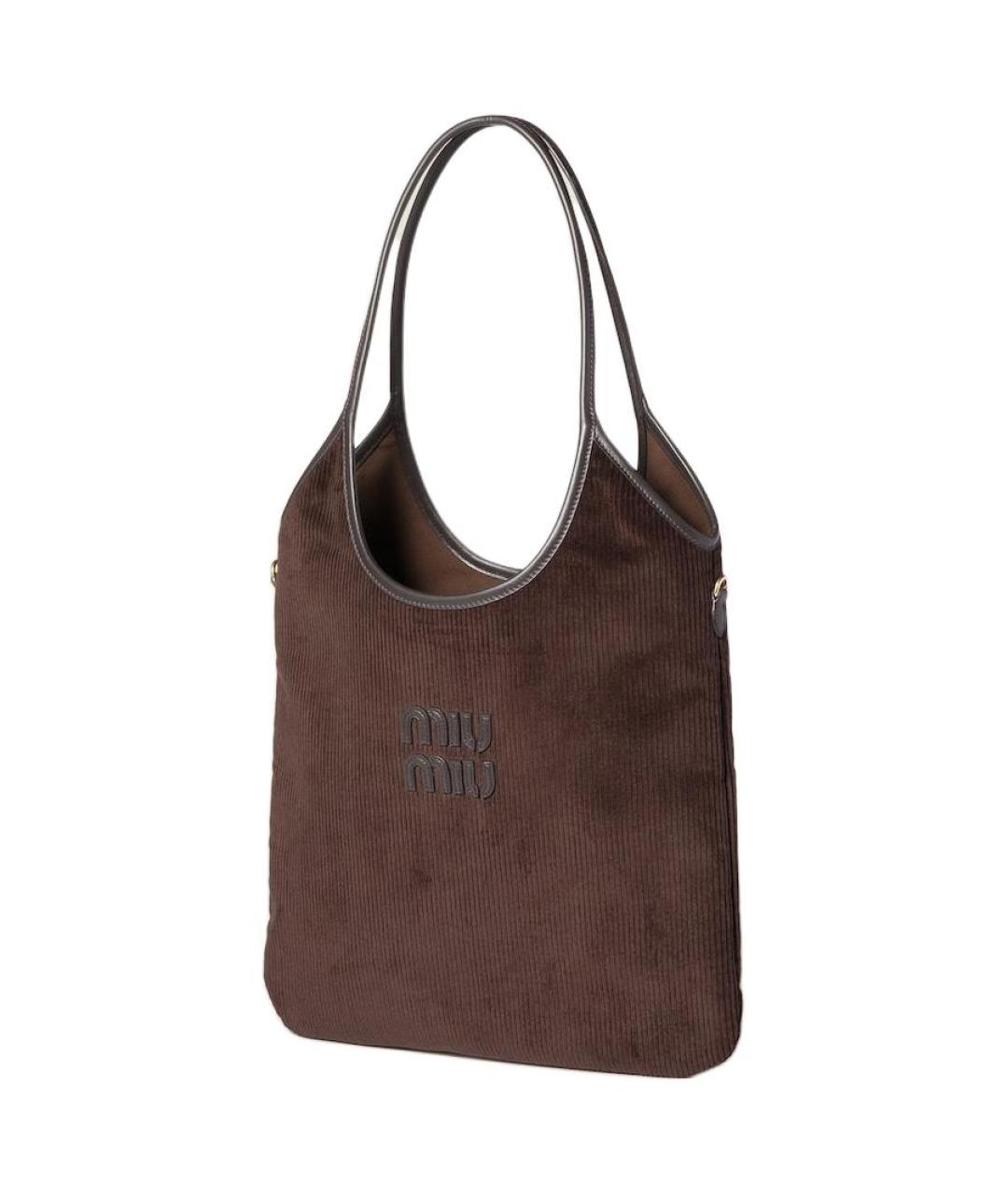 MIU MIU Коричневая сумка через плечо, фото 2
