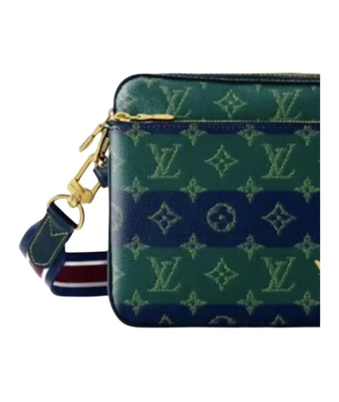 LOUIS VUITTON Зеленая сумка на плечо, фото 2