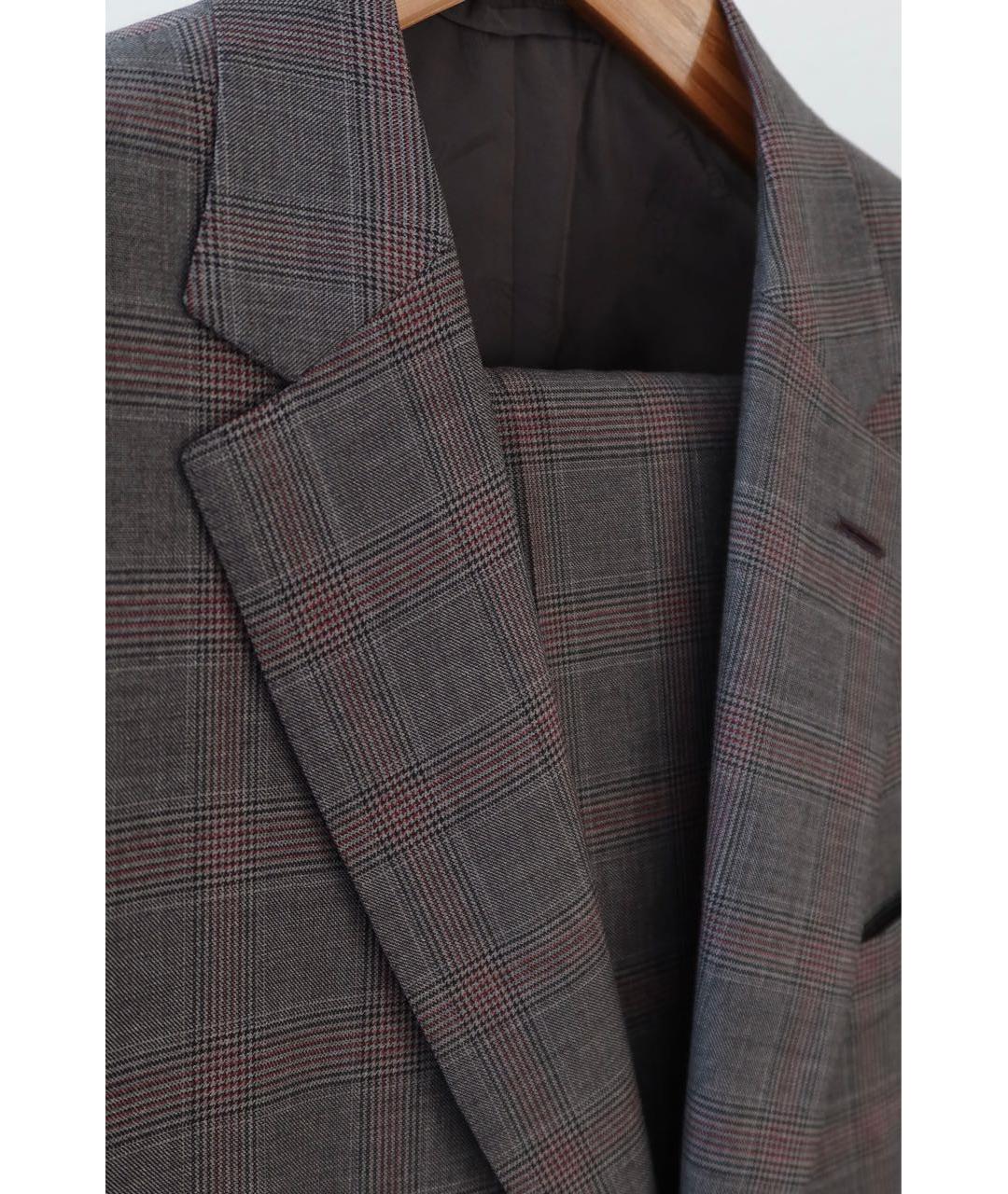 BRIONI Антрацитовый классический костюм, фото 4