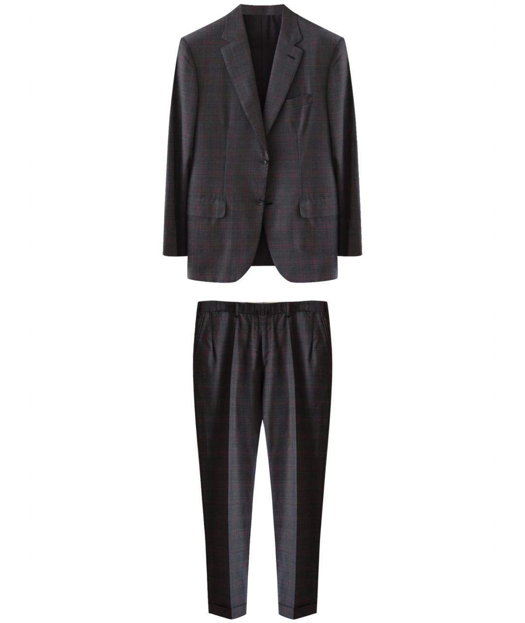 BRIONI Антрацитовый классический костюм, фото 1