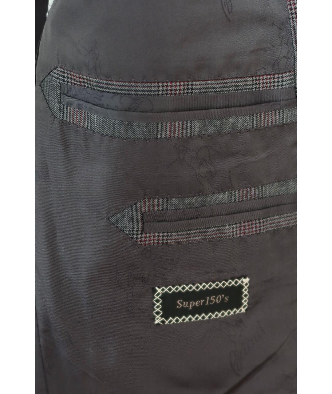 BRIONI Антрацитовый классический костюм, фото 5