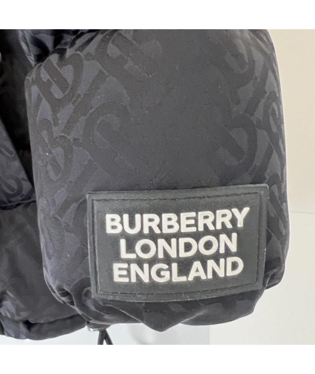 BURBERRY Черный пуховик, фото 5