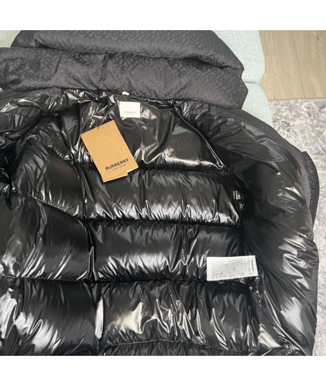 BURBERRY Черный пуховик, фото 6