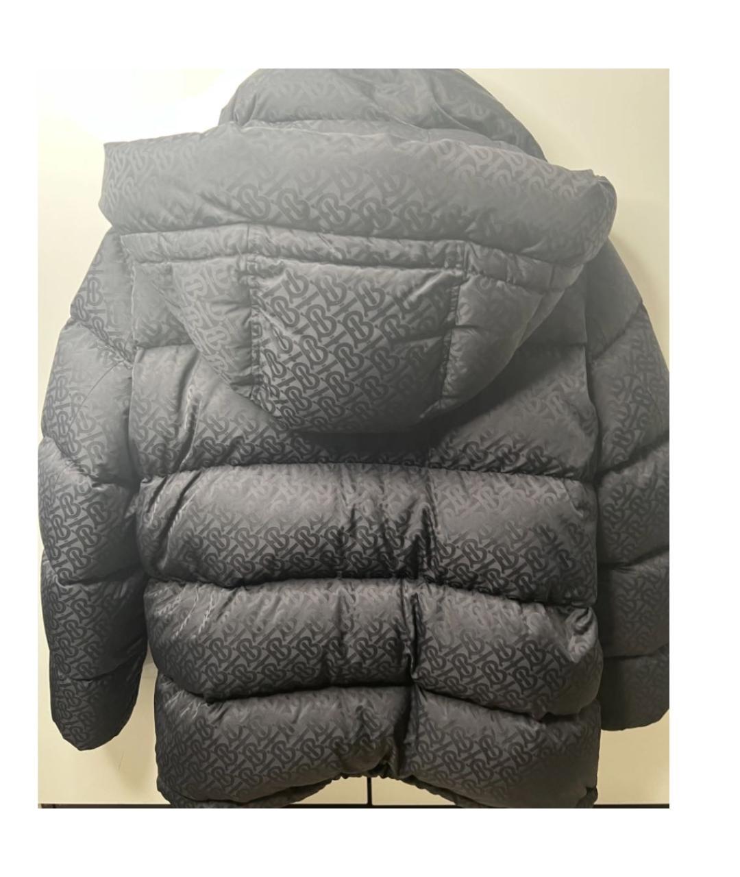 BURBERRY Черный пуховик, фото 2