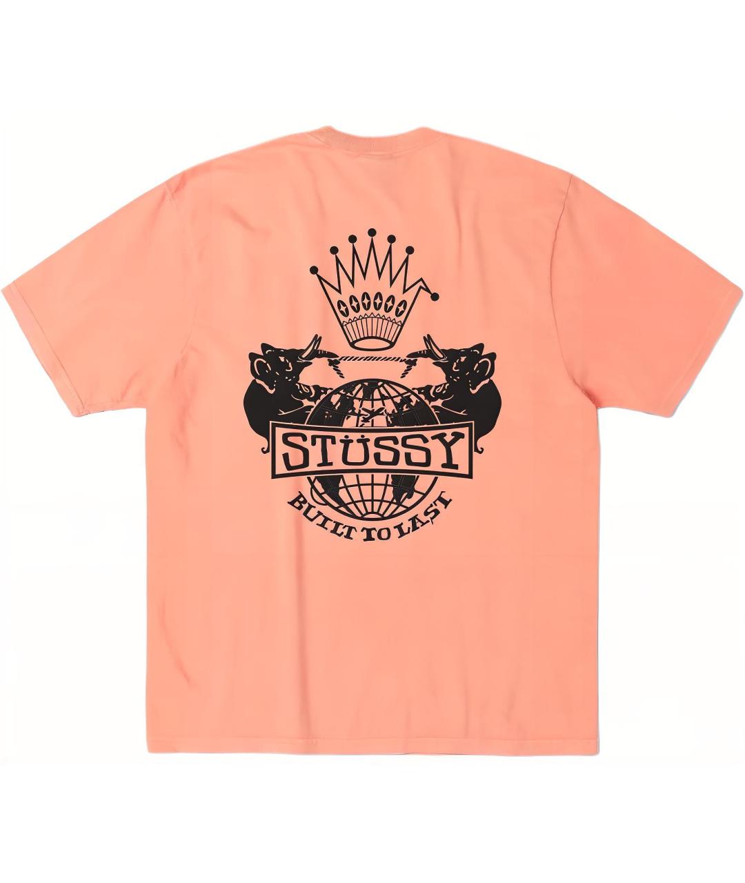 STUSSY Оранжевая футболка, фото 1