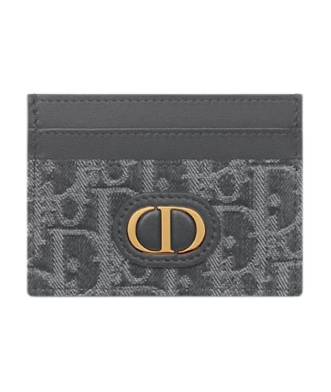 CHRISTIAN DIOR Серый кардхолдер, фото 1