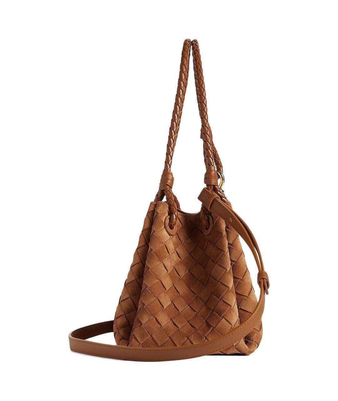 BOTTEGA VENETA Коричневая сумка через плечо, фото 2