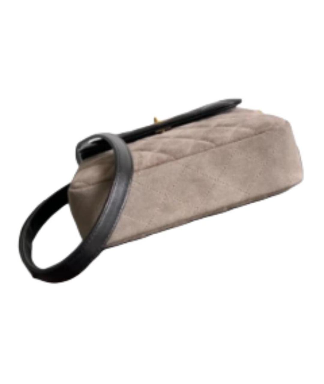 CHANEL Черная кожаная сумка через плечо, фото 2