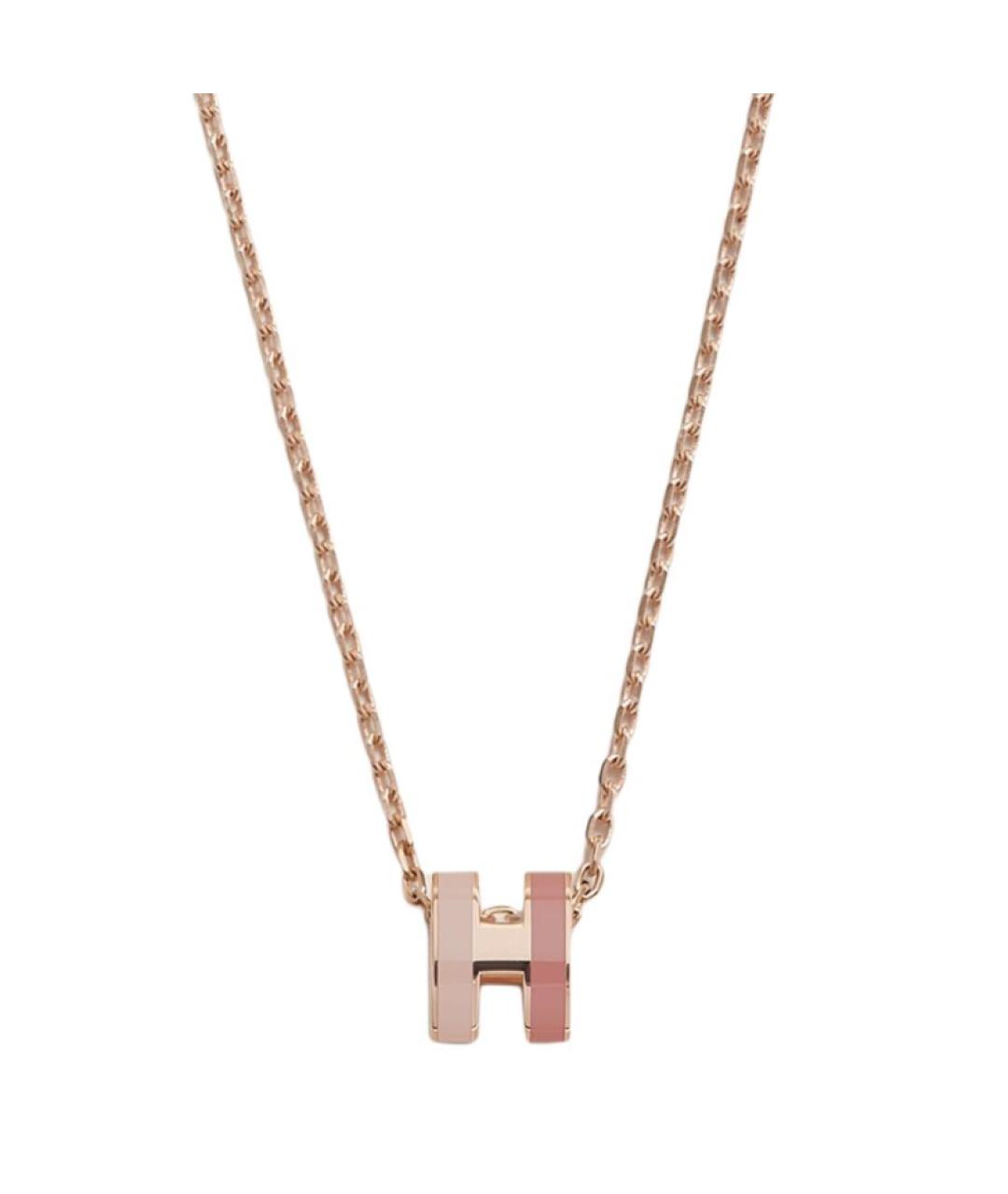 HERMES Золотая металлическая подвеска, фото 1