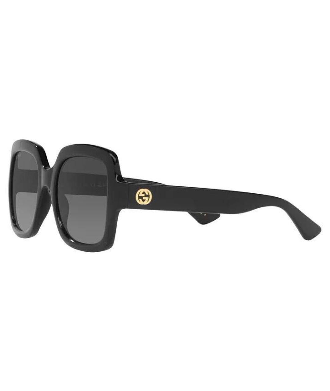GUCCI Черные пластиковые солнцезащитные очки, фото 4