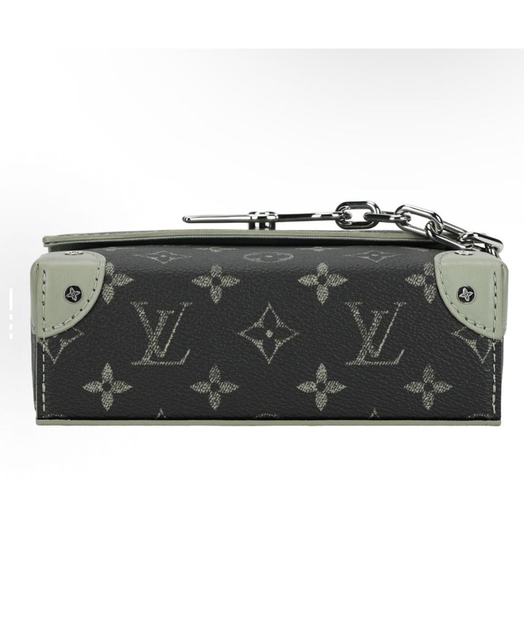 LOUIS VUITTON Зеленая кожаная сумка на плечо, фото 4